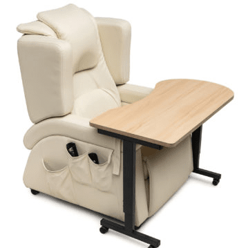 Arbeitstisch mit Lenkrollen für Aufstehsessel, Pflegesessel Revilax