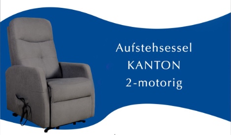 Angebot Aufstehsessel Kanton von Medtrade in grau.