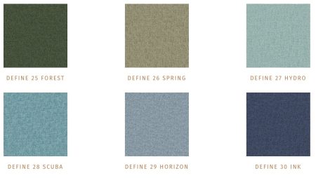 Bezugsstoff Define für Fitform Pflegesessel.